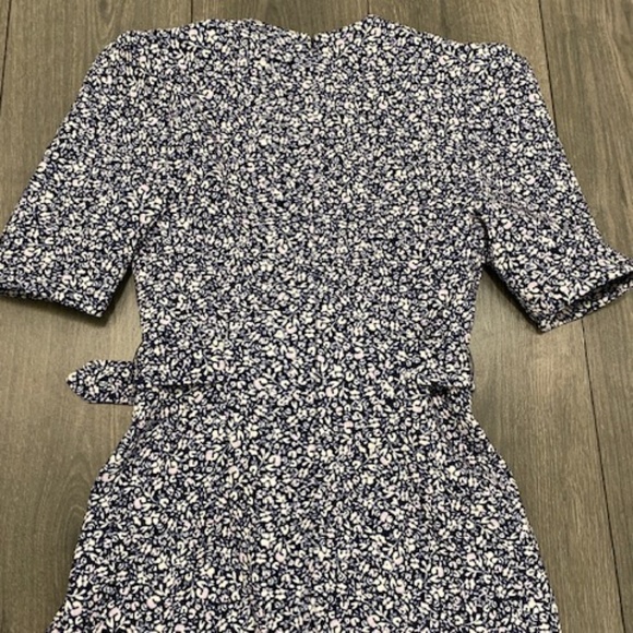 Jonathan Simkhai Evelyn Floral Crepe Mini Dress Size 0 - Picture 11 of 13